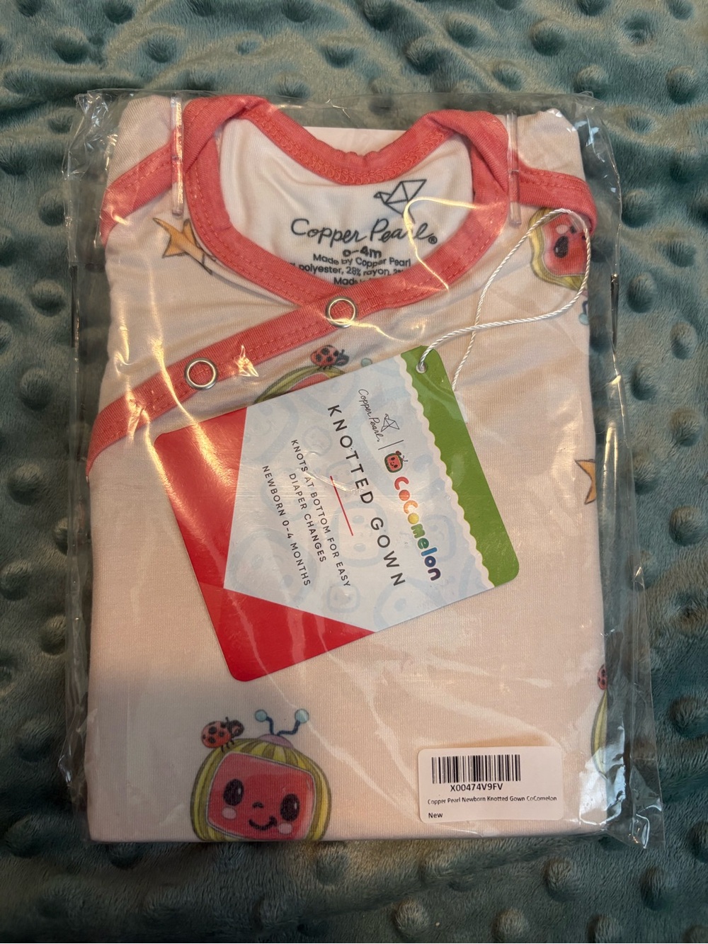 Copper Pearl Pink Knotted Gown - Kids Pajamas